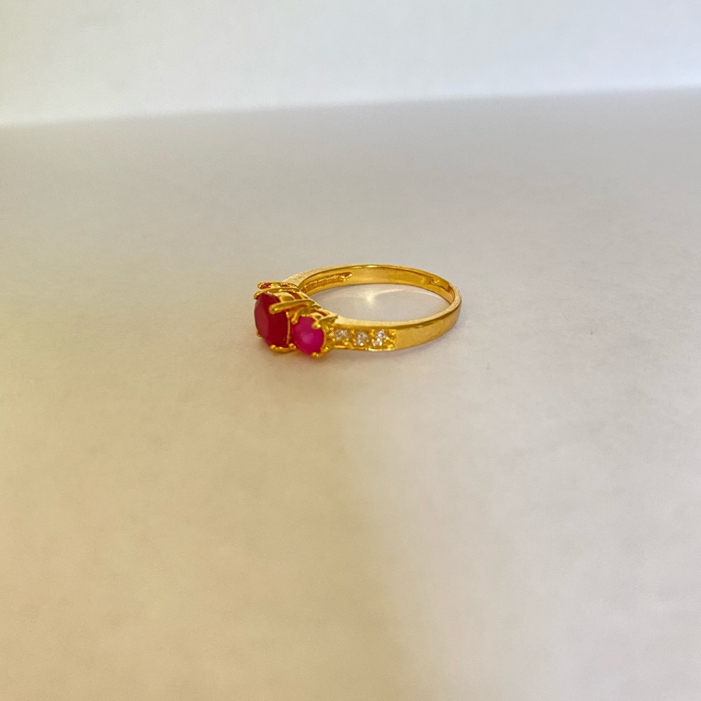 Gold Rings Ruby Rings Gold Ruby Rings Red Rings - image 3